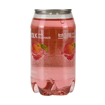 Carbonated drink, Vtalk, pink peachade, 350 ml