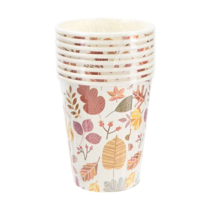 Paper cup 250 ml, 8 pcs