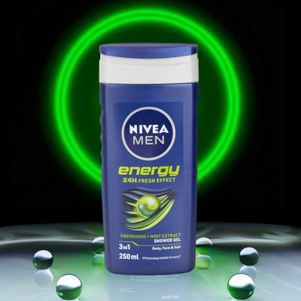 Shower gel "Energy", Nivea, 250 ml