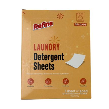 Detergent sheets, 32 pcs