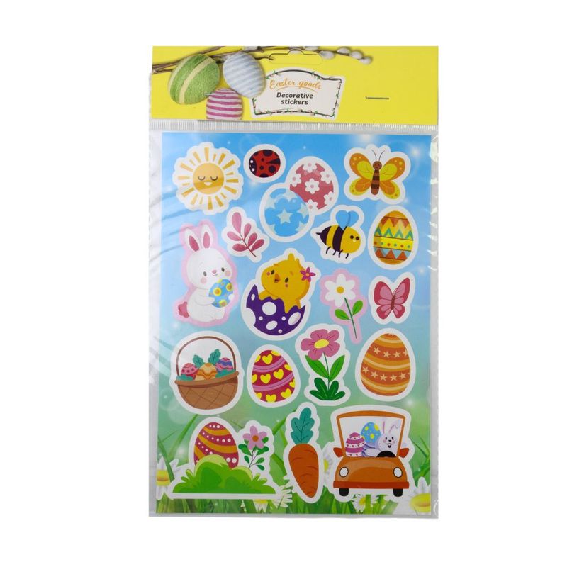Decorative stickers, 21x15 cm, in assortment