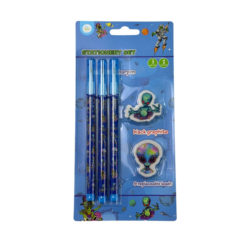 Stationery set, 5 pcs, assorted