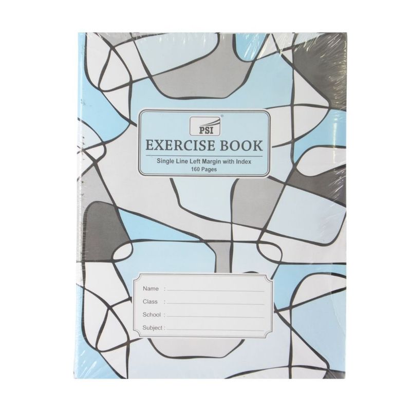 Exercise book w/left margin, 160 p.