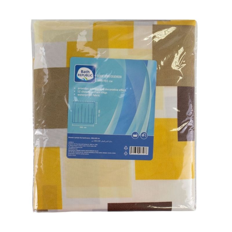 Shower curtain, 180x180 cm