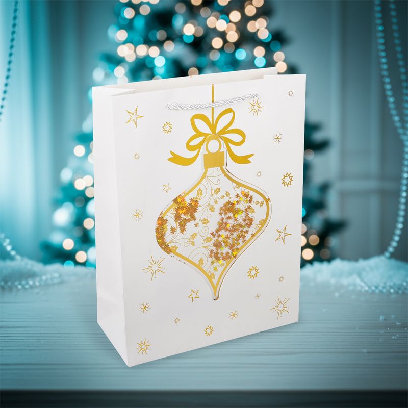 Gift bag, Snow Fantasy, Christmas, 26×10×32 cm, assorted