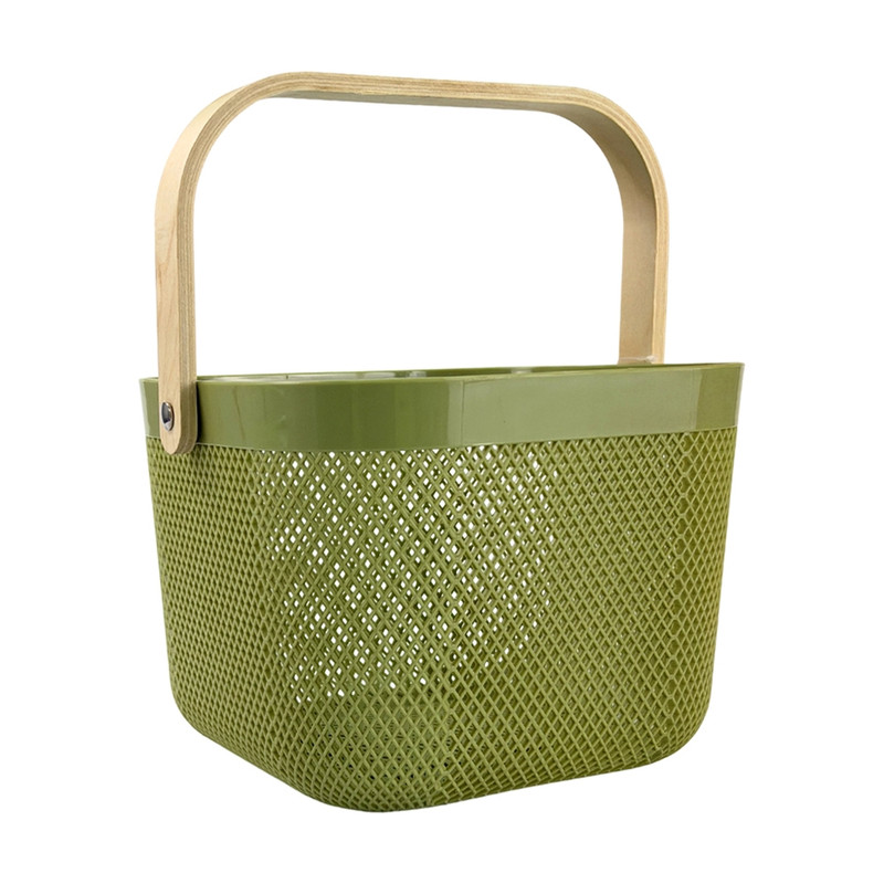 Storage basket with handle, assorted