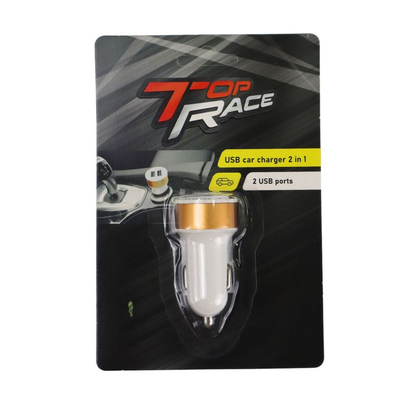 USB car charger 2 in 1