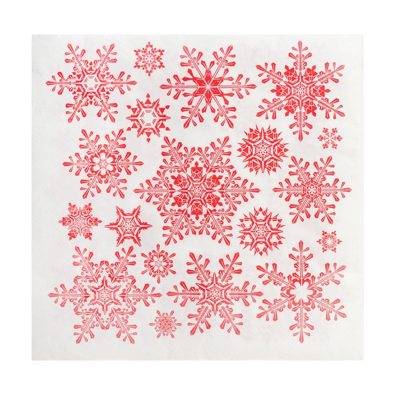 Christmas napkins, Snow Fantasy, 20 pcs, assorted