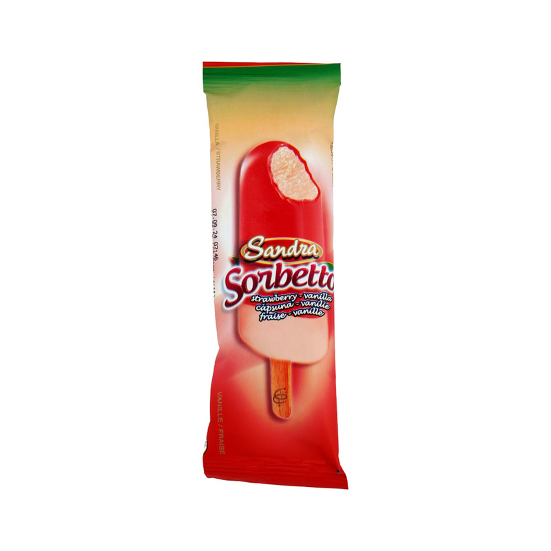 Sandra Sorbetto Mini Strawberry Vanilla 55г