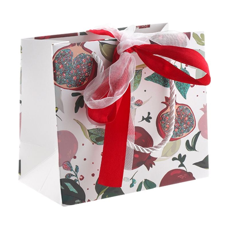 Gift bag, 15 × 13 × 8 cm, in assortment