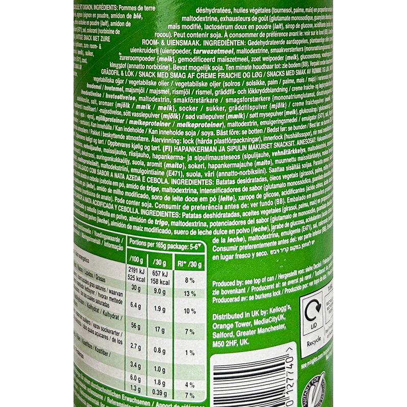 Potato chips , Pringles, 165 g