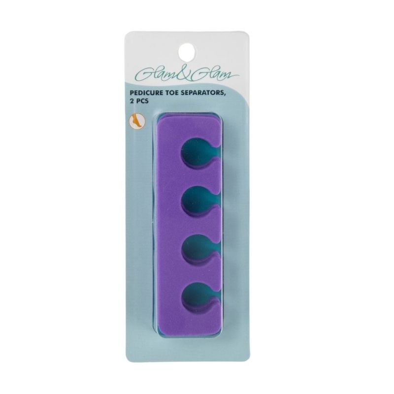 PEDICURE TOE SEPARATORS, 2PCS, Glam&Glam