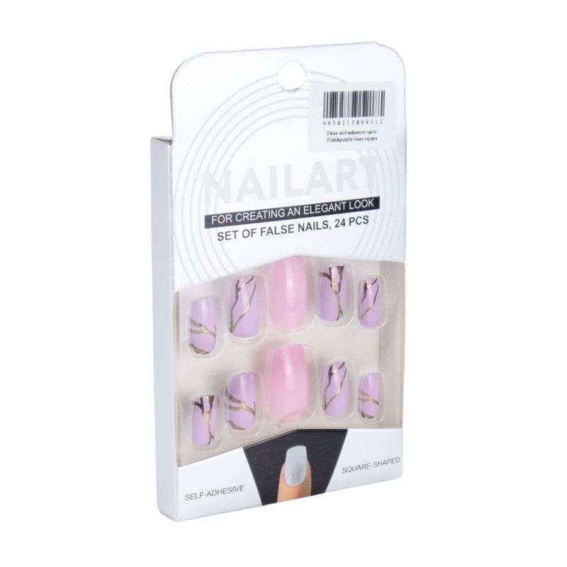 False self-adhesive nails