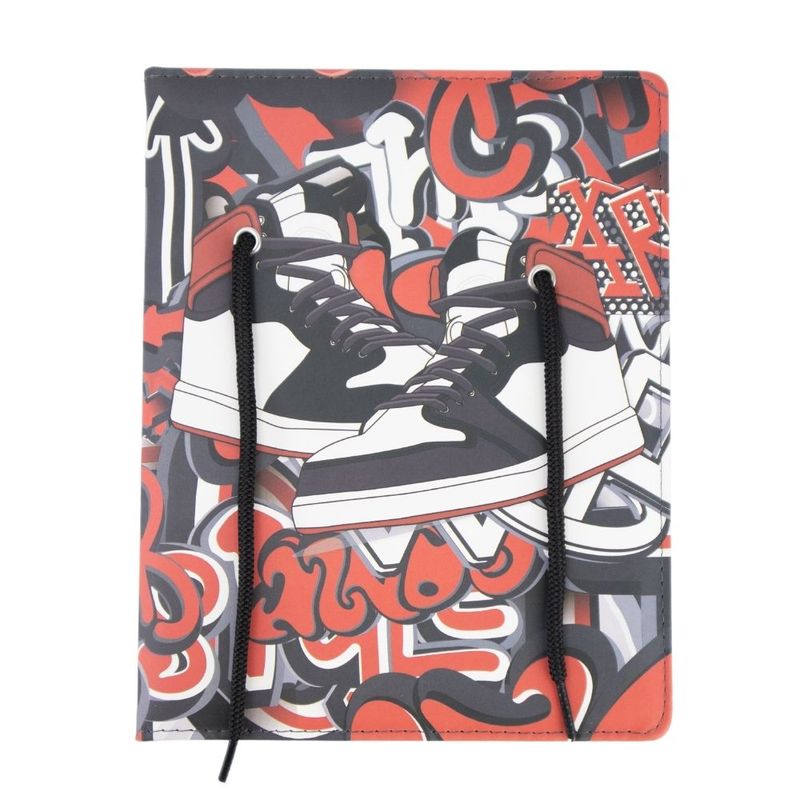 A notebook with laces, 72 sheets