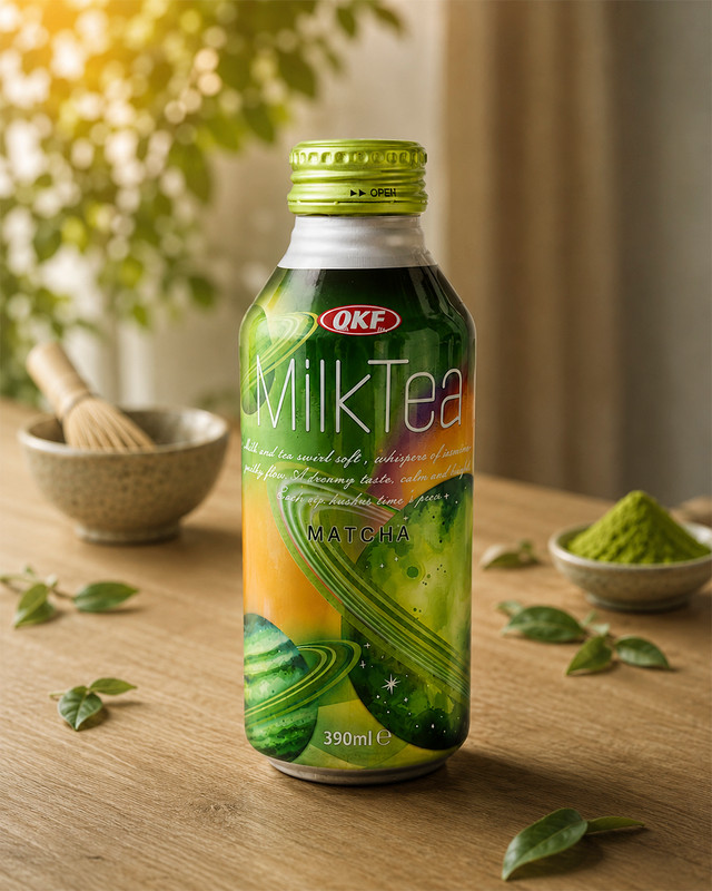 Milk Tea Matcha 390ml