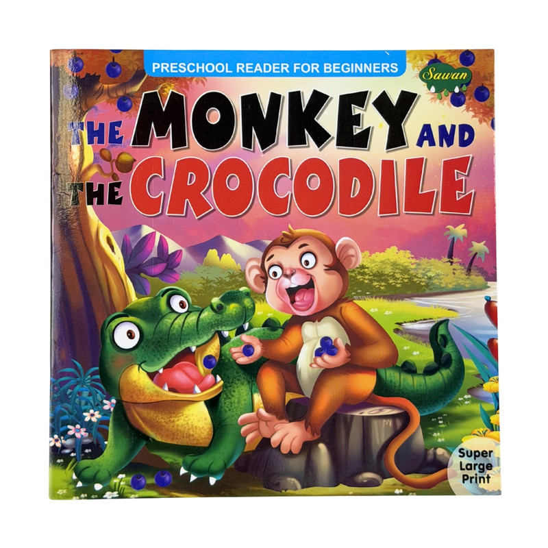 English story book The Monkey and Crocodile, 16 р