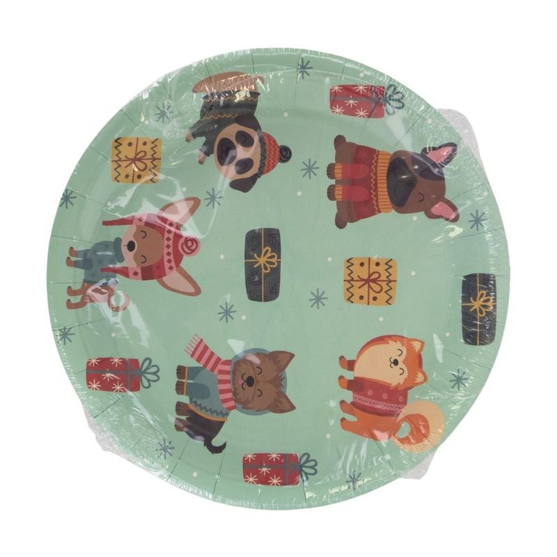 Paper plates set, assorted