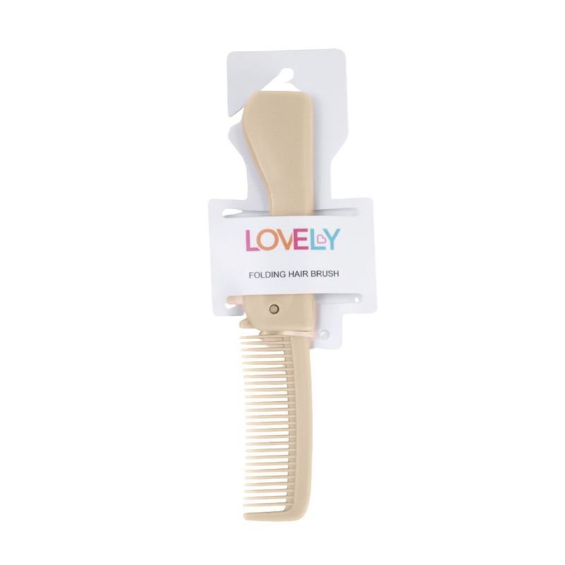 FOLDING HAIR BRUSH, Lovely