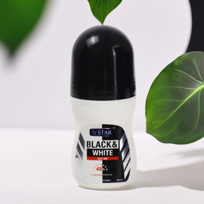 Anti-perspirant roll-on \"Black&White\", Star, 50 ml