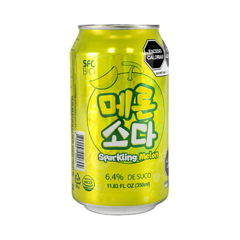 Carbonated drink, SFC BIO, melon, 350 ml