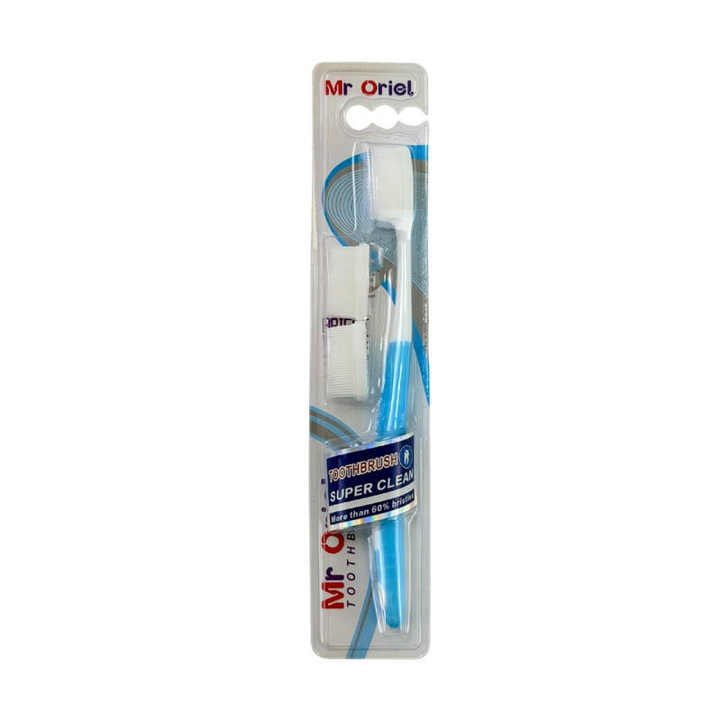 Toothbrush, 2pc silicone head, 1pc
