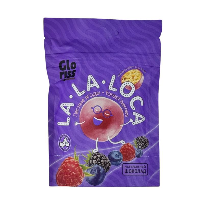 Balls Choco Wild Berries LALALOCA 35g