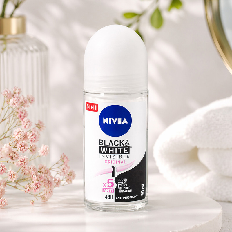 NIVEA ROLL ON BLACK&WHITE WOM 50ML