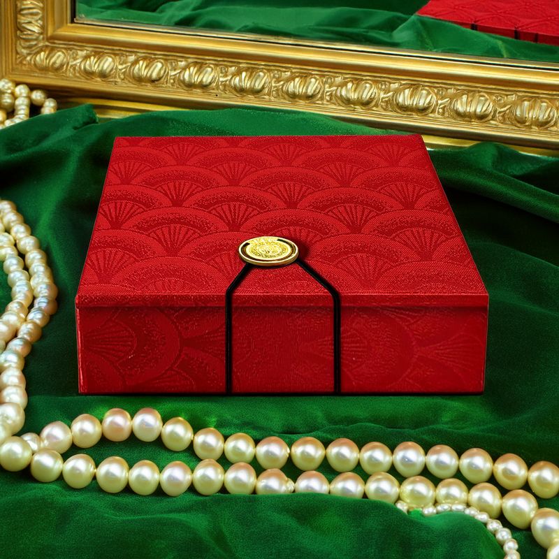 Red jewelry box, in assortment