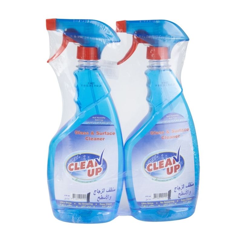 C/U Glass Cleaner Blue 2X650Ml