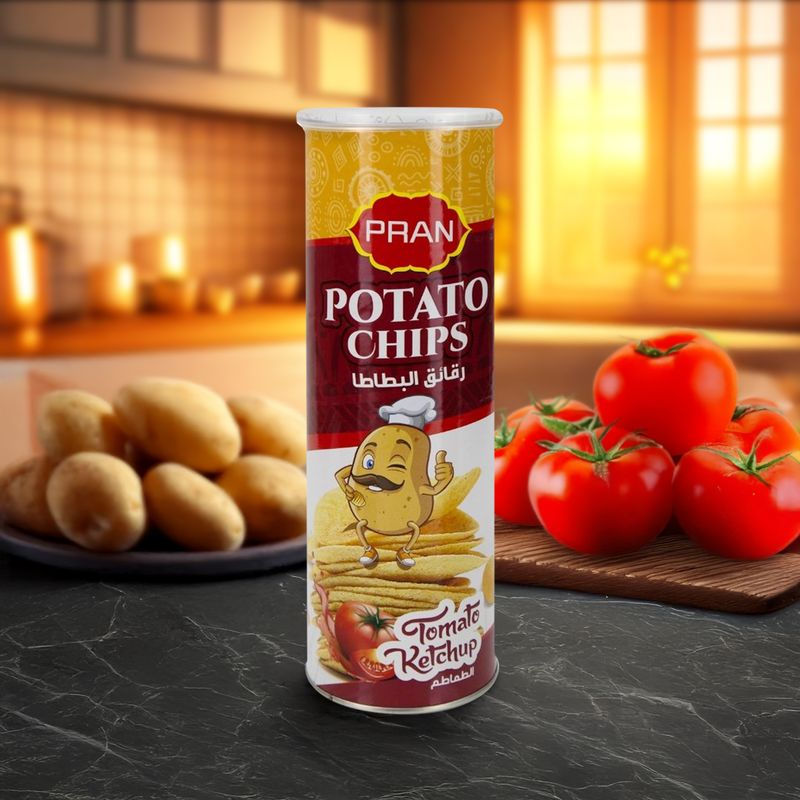 Potato сhips, Pran, Ketchup, 160 g
