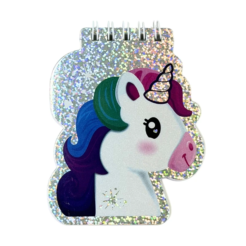 Shaped glitter notepad, Hupper&Dupper, assorted