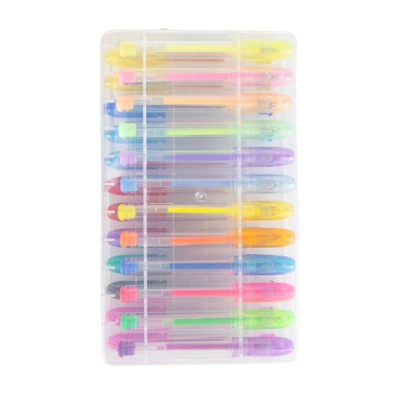 Color gel pen set 24 pcs-Multicolor