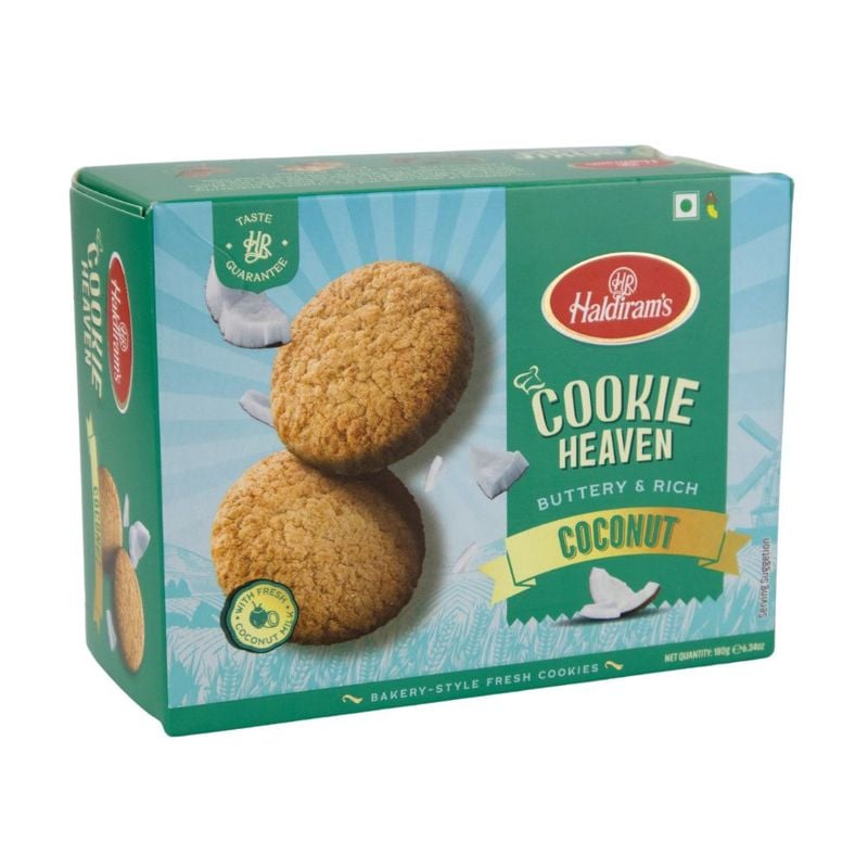 Cookies, Haldiram\'s, coconut, 180 g