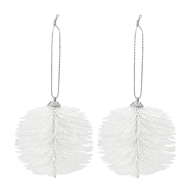 Hanging Christmas decoration “Ball”, 2 pcs., assorted