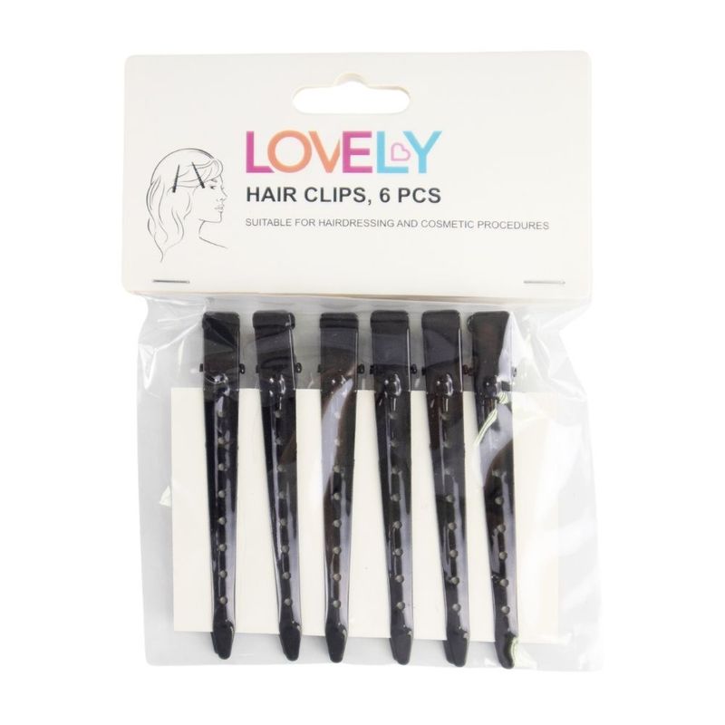 HAIR CLIPS 6PCS LOVELY