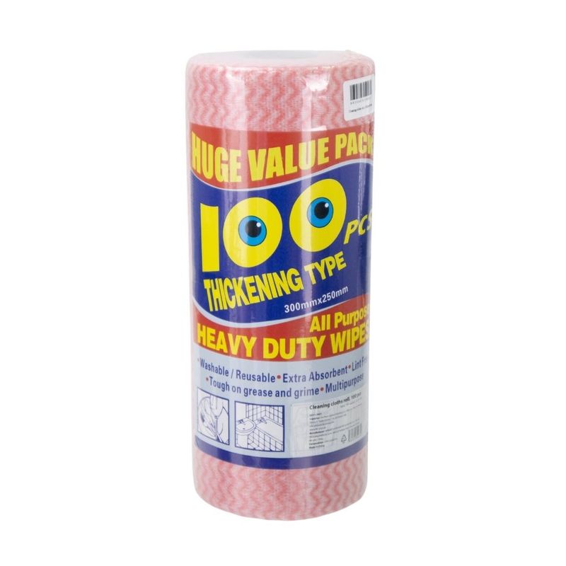 Cleaning cloths roll, 100 pcs