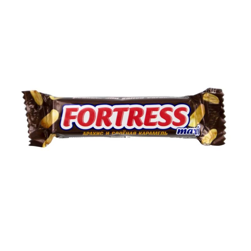 Chocolate bar, Fortress, peanuts and salted caramel, 50 g