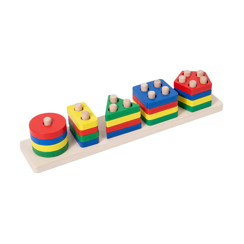 WOODEN SORTERS GEOMETRIC SHAPES
