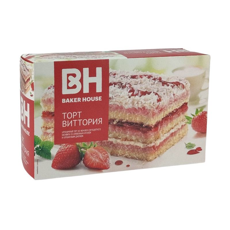 Sponge Cake Baker House strawberry 350g