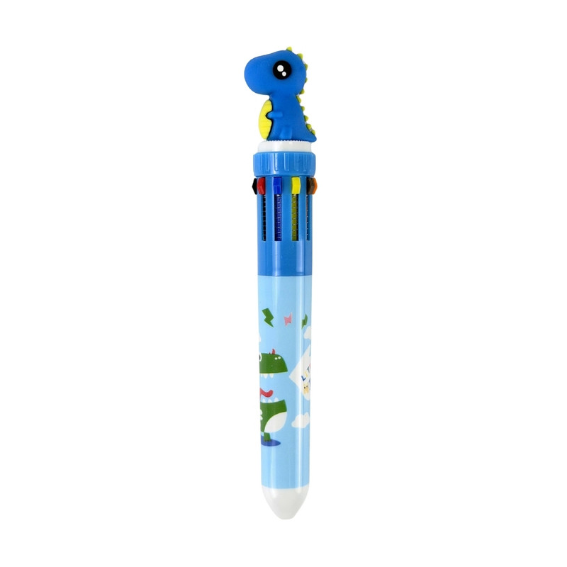 10-color ballpoint pen, 1 pc, assorted