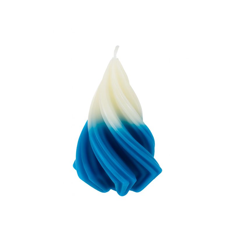 New Year\'s candle \"Pine\", Snow fantasy, 7.5 cm, assorted