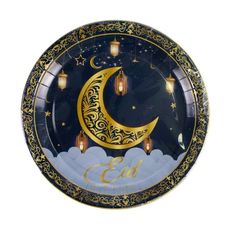 Paper plates \"Ramadan\", 8 pcs., in assortment