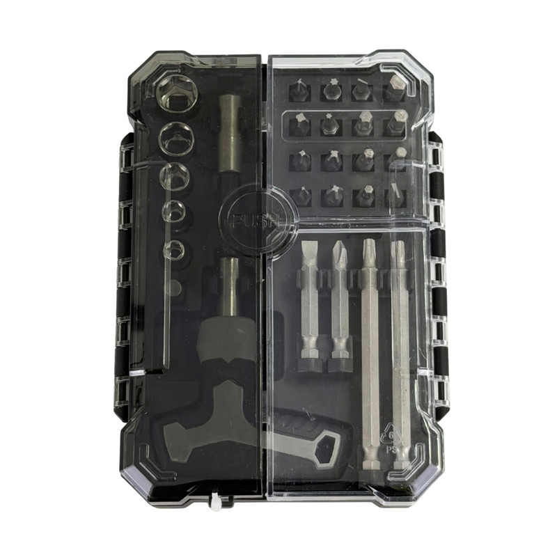 SCREWDRIVER SET WITH BITS AND SOCKETS, 28PCS