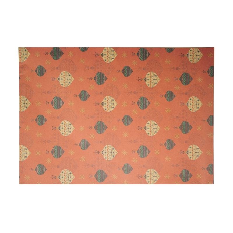 Kraft wrapping paper, Snow Fantasy, 70×100 cm, assorted