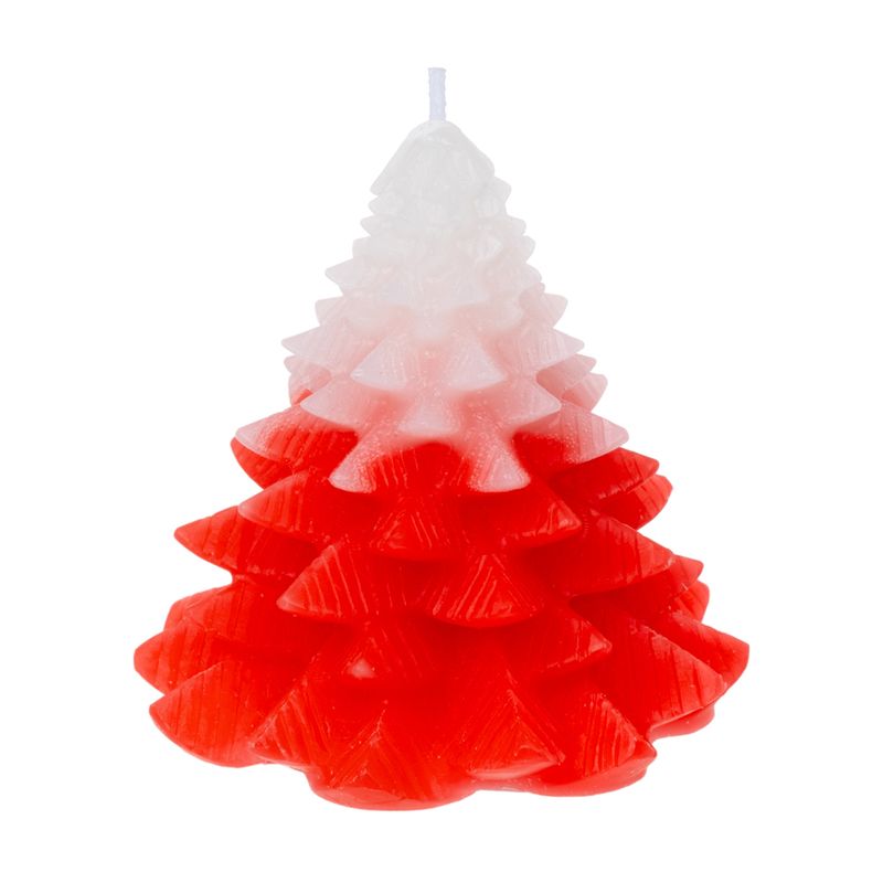 New Year\'s candle \"Pine\", Snow fantasy, 7.5 cm, assorted