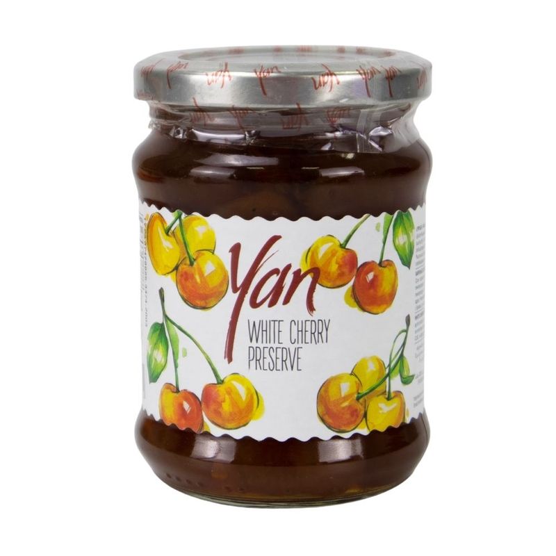 White cherry preserve, Yan