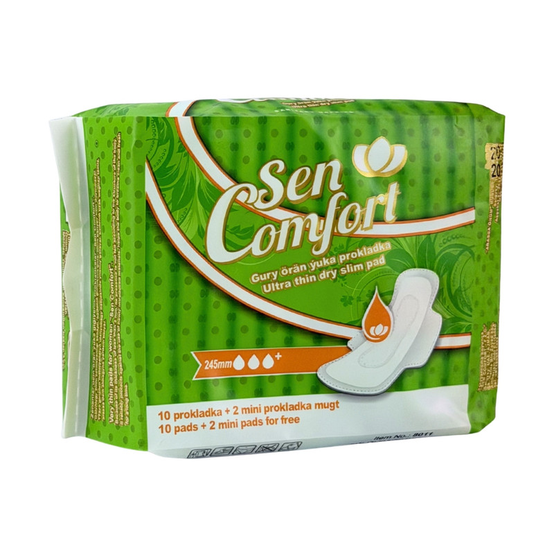 Sen Comfort Ultra Thin Pads 245mm 12pcs
