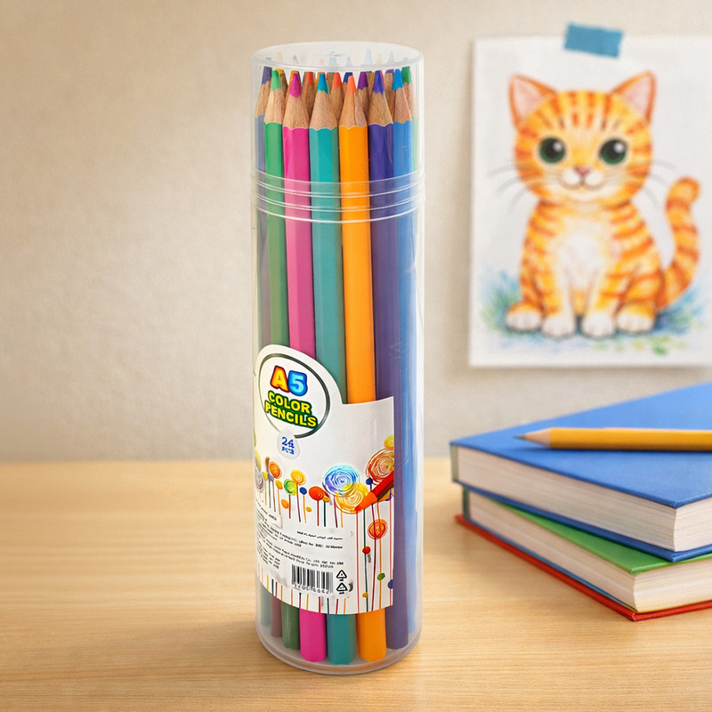 Color pencils, 24 pcs
