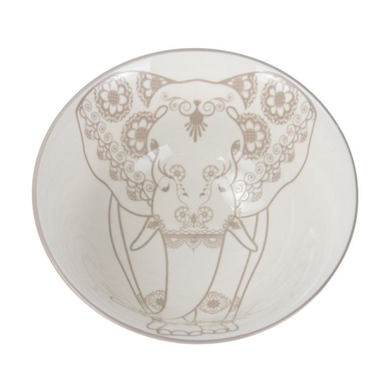 Ceramic bowl, 700 ml,oKitchen-White-Elephent