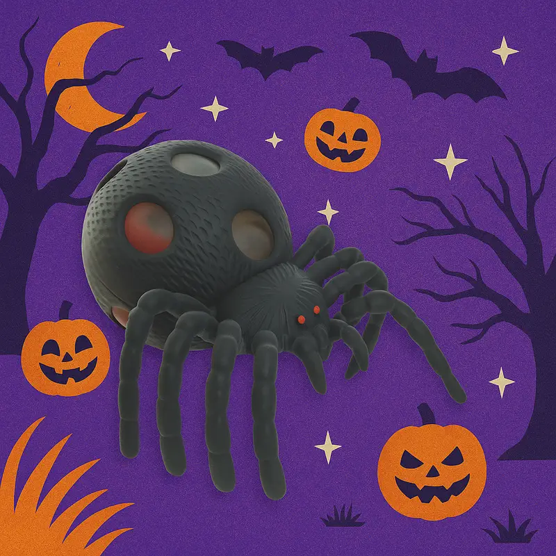Spider squeeze toy